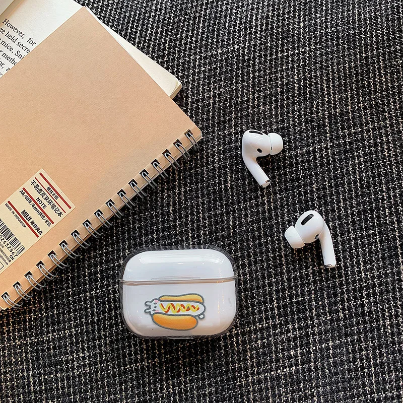 1 Милый мультяшный медведь, беспроводной Чехол для наушников для Apple AirPods Pro PC, жесткий зарядный чехол для наушников Airpods 3, защитный чехол - Цвет: 1