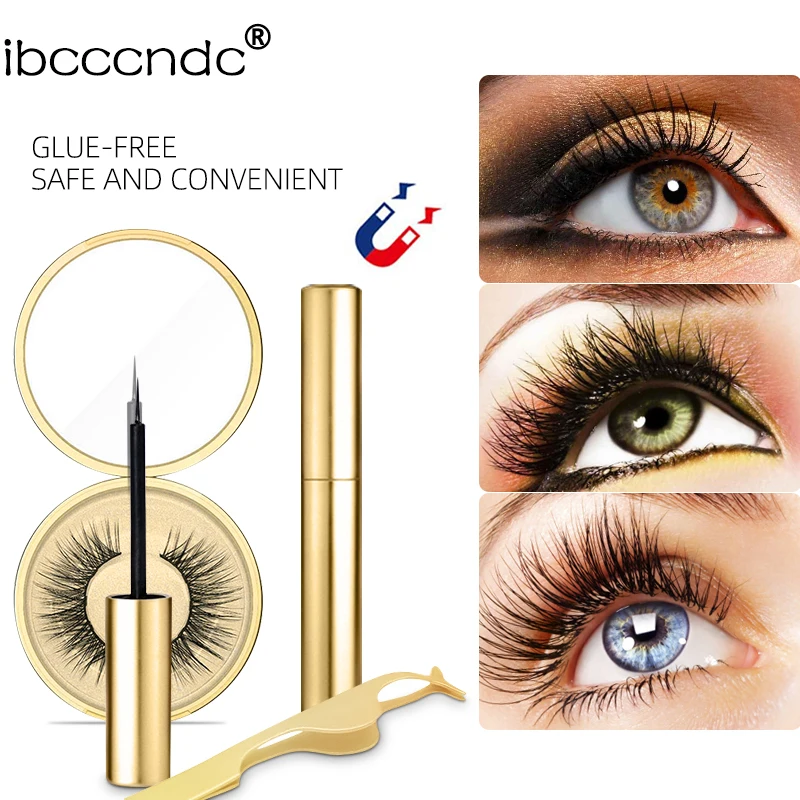 

Magnetic Liquid Eyeliner Easy To Wear Strong Suction Magnetic Eyelash Special Eyeliner False Eyelash Assistant Eyeliner TSLM2