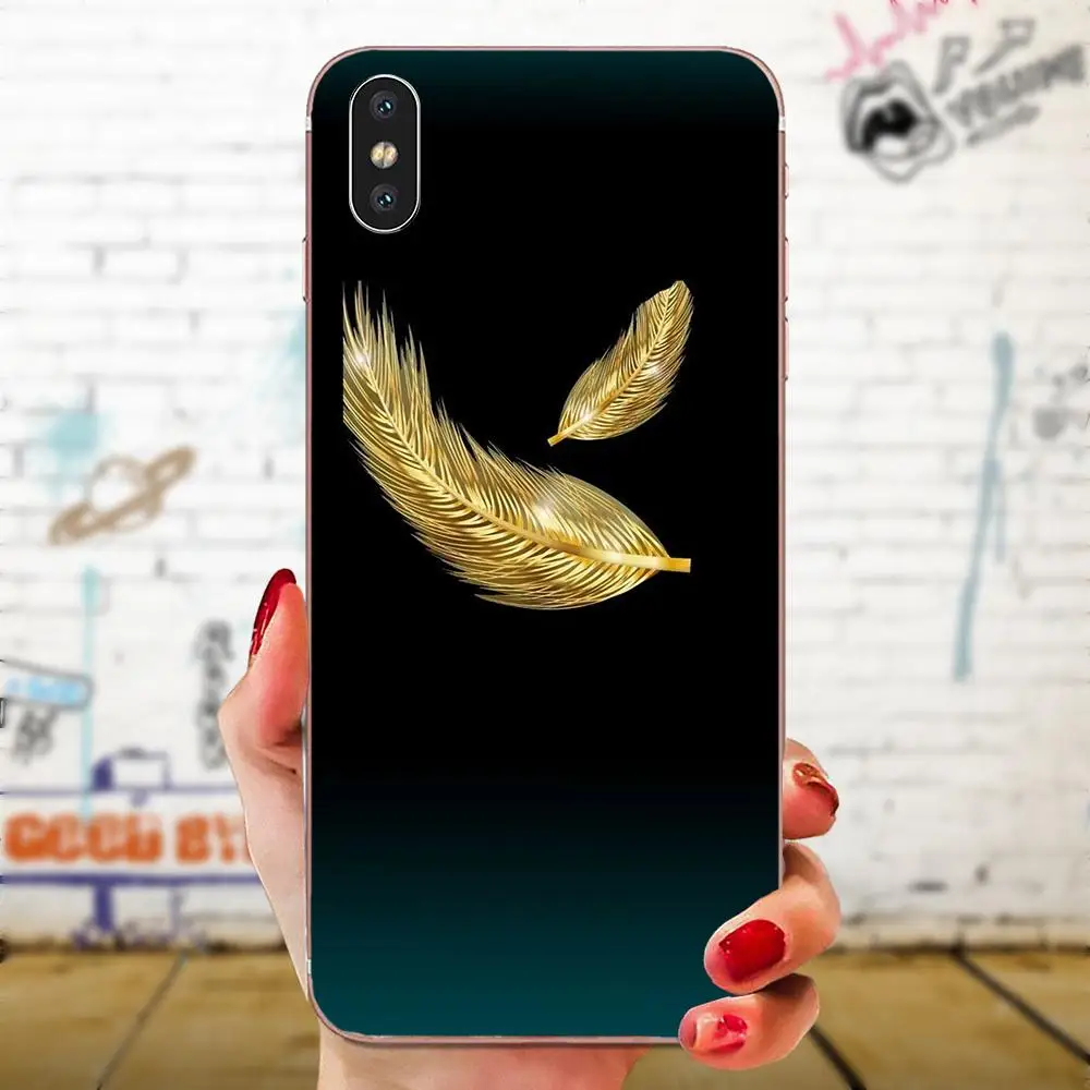 Чехол из ТПУ с принтом «Крыло ангела» для девочек samsung Galaxy Note 5 8 9 S3 S4 S5 S6 S7 S8 S9 S10 5G mini Edge Plus Lite - Цвет: as picture
