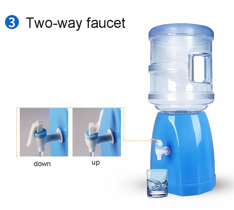 Мини диспенсер для водяного насоса настольные фонтаны галлон переключатель питьевой бутылки база Ведро Держатель Ручной пресс кран для бочонка кран