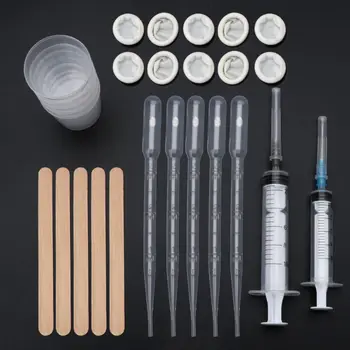 

Free shipping DIY Epoxy Resin Molds Jewelry Making Tool Kit With Stirrers Droppers Spoons Cups