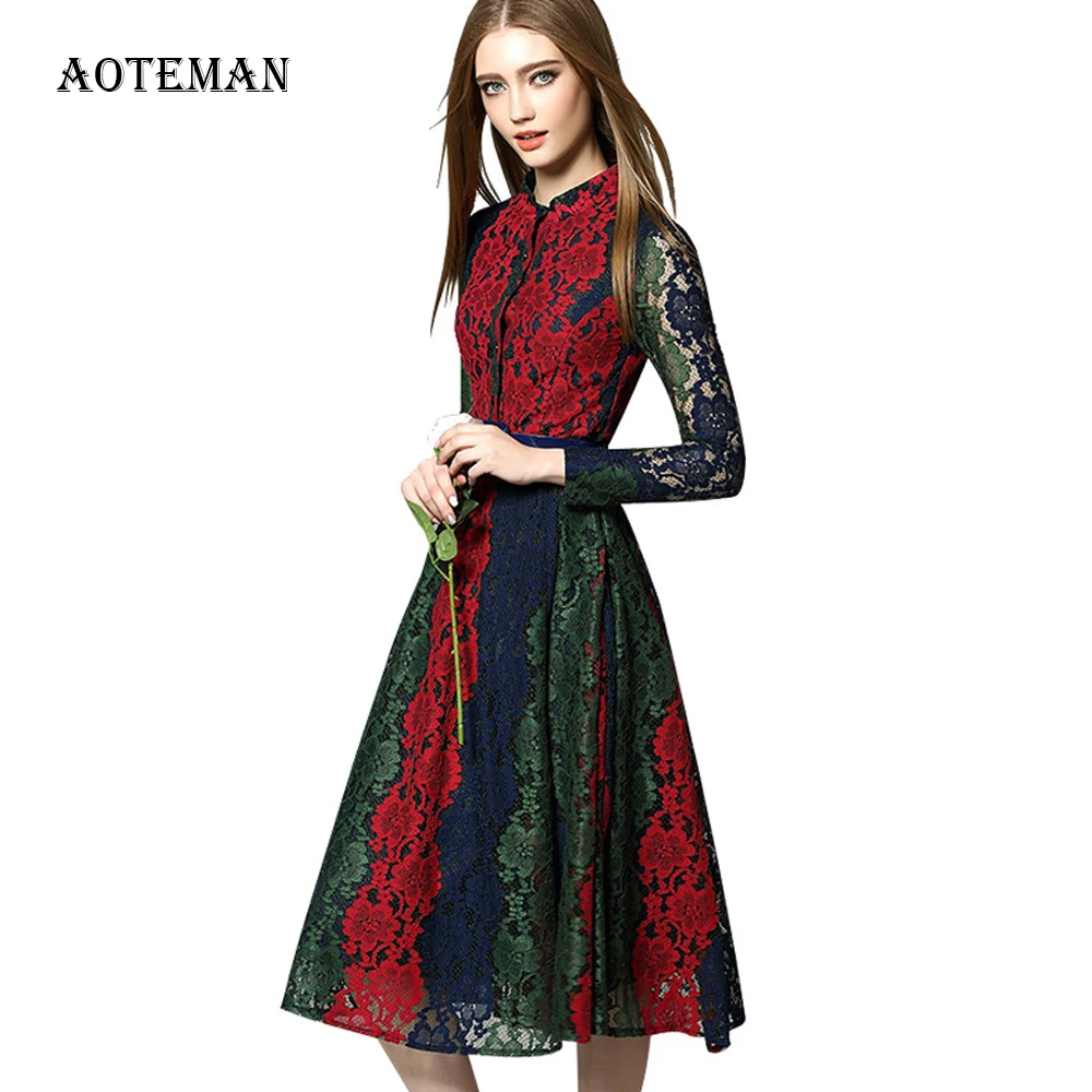 

Luxury Summer Dress Women 2019 Sexy Elegant Patchwork Long Lace Dresses Female Vintage Hollow Out Ball Gown Party Dress Vestidos