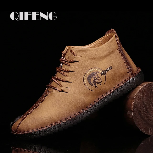 Winter Casual Shoes Men Ankle Boots