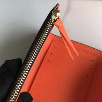 

Women's Designer Print/Plaid with Colorful Linning Leather Short 3 Fold Buckle Clutch Wallet Card Holder Ladies Purse Coin Bag