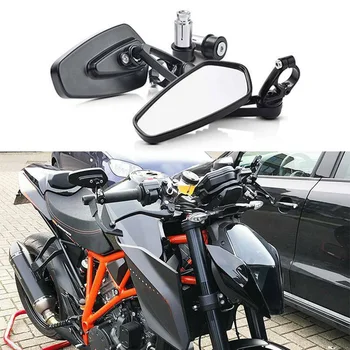 

2x Motorcycle 7/8-Inch Bar End Rearview Mirror For KTM 250390690790 1290 Super Gives You A Clear Vision