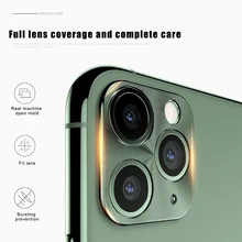 3 шт. защитная рамка для объектива камеры с защитой от царапин для iPhone 11 Pro Max ND998