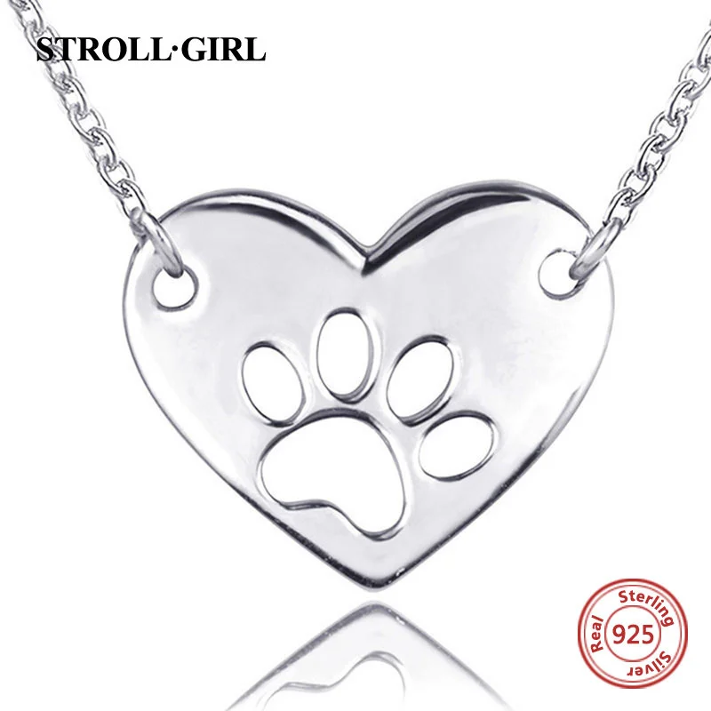 Ciondolo Zampa Animale In Argento 925 - Gatto Cane Donne | Elegante E Moderno - Foto 6