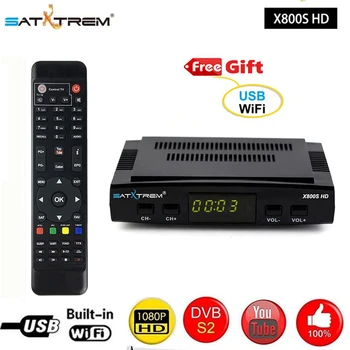 

Satxtrem X800s HD Satellite Receiver With Wifi MT7601 CccamEspa A Spain Receptor Azamerica DVB S2 USB TV Turner Receiver Openbox