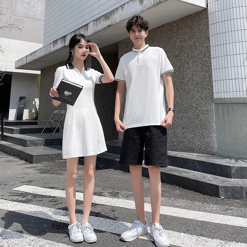 Matching Couple Polo Outfits