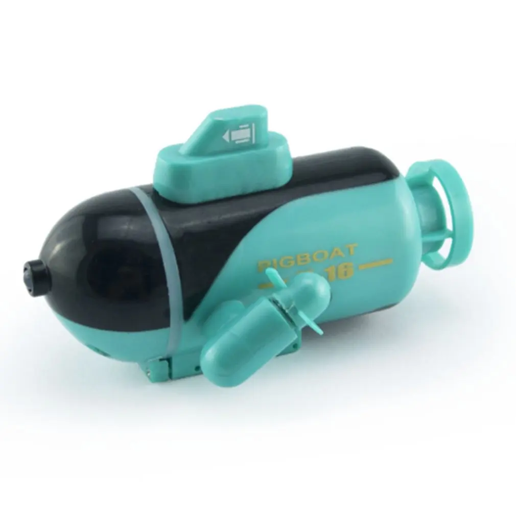 Мини радио гоночный подводная лодка на радиоуправлении пульт дистанционного управления лодка игрушка подарок с светодиодный свет RC игрушка подарок цвета водонепроницаемый - Цвет: Зеленый