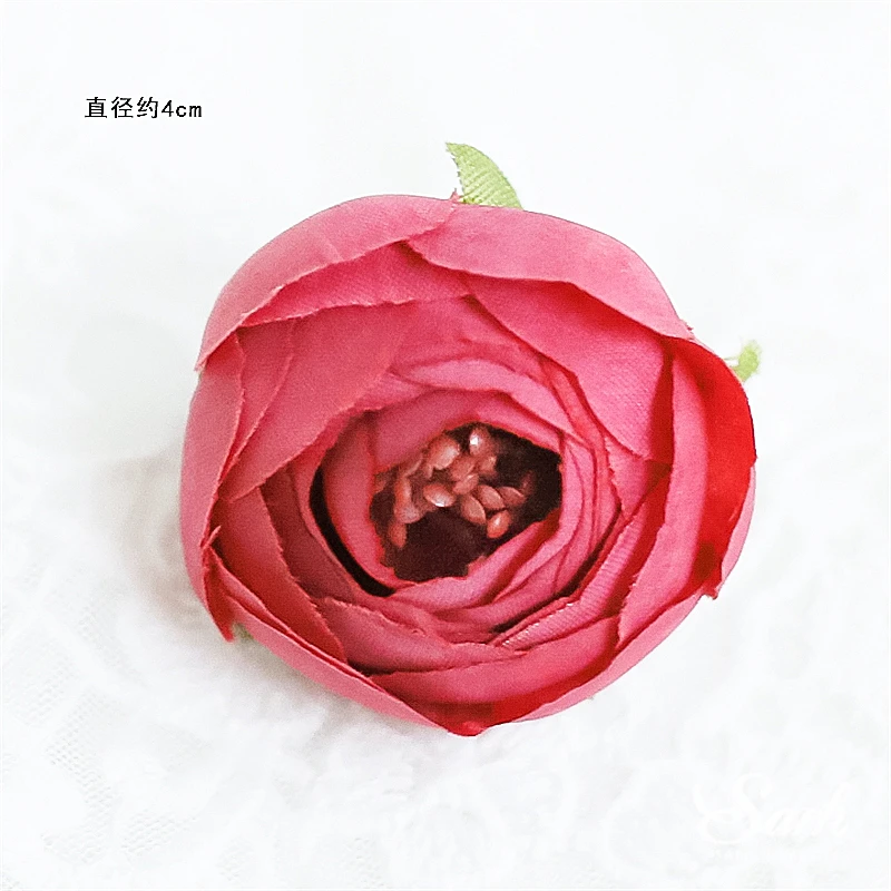 3pc red F Мини-корзина, искусственные цветы, коллекция, топперы для торта, для свадьбы, дня рождения, украшения для выпечки, детские подарки для девочек - Цвет: 3pc red F