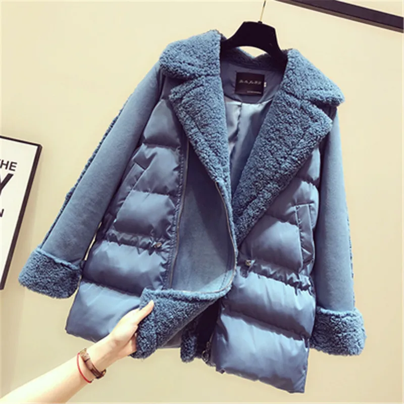 Chaqueta de plumón para mujer parrafo corto invierno nueva moda Повседневная chaqueta de plumón para mujer - Цвет: 2