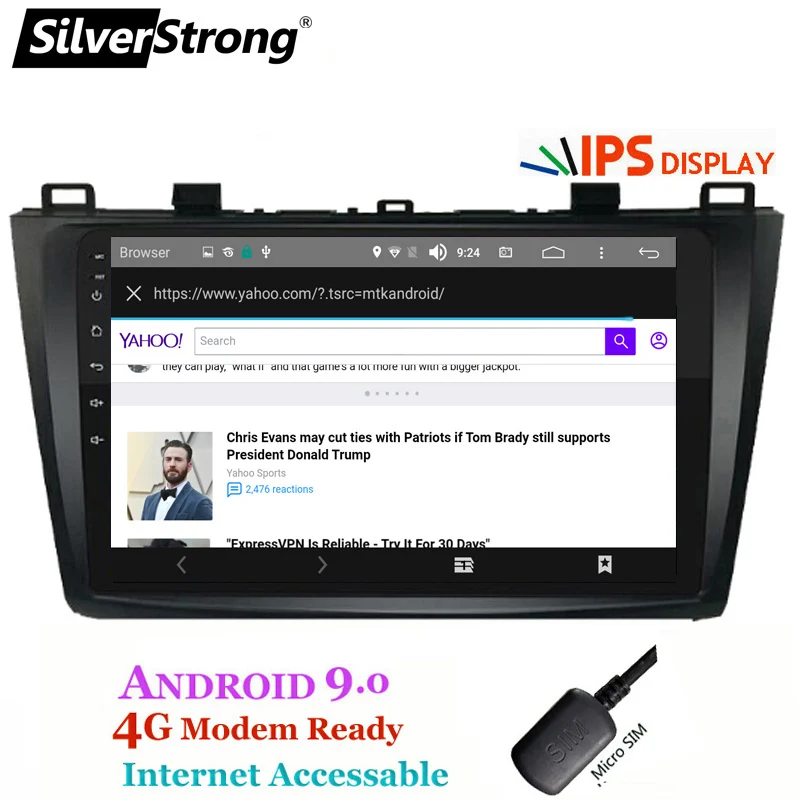 Excellent SilverStrong Android9.0 IPS 9inch 4G Car DVD for Mazda 3 Axela SIM Modem Radio Car Android 8.0 Navigation Stereo Audio(no DVD) 2 Excellent SilverStrong Android9.0 IPS 9inch 4G Car DVD for Mazda 3 Axela SIM Modem Radio Car Android 8.0 Navigation Stereo Audio(no DVD) 2