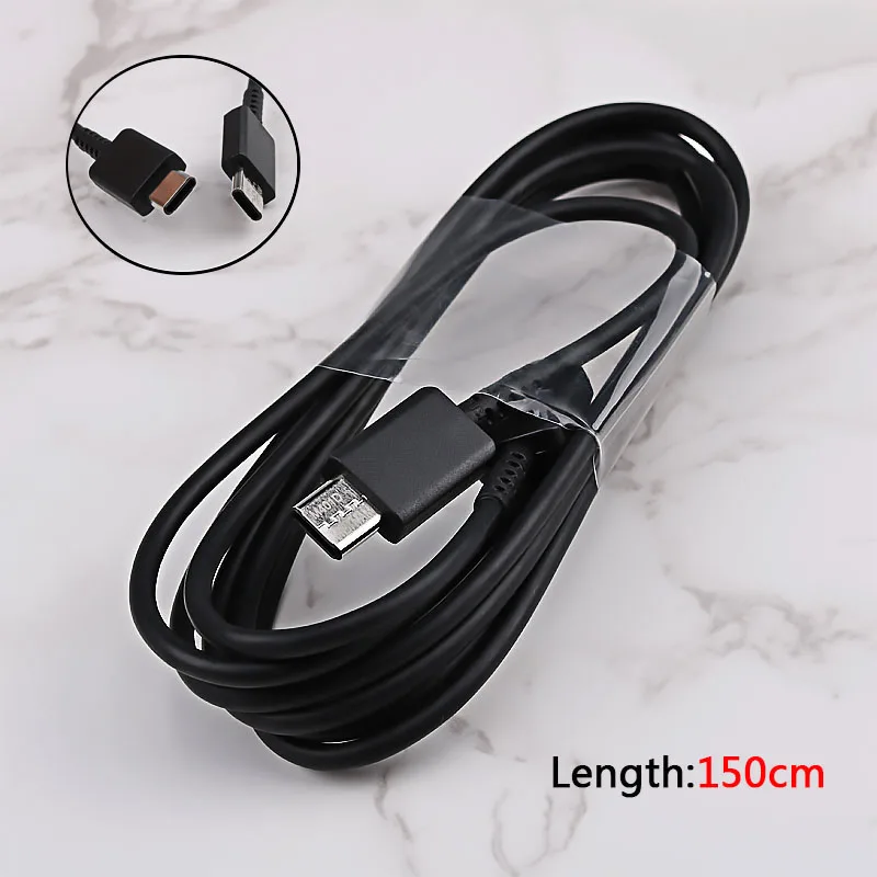 5v 3a usb c Original Samsung Galaxy Note 10 25W Super Fast Charging Adapter PD Charger 100CM USB C To USB C Cable For S20 Ultra S20+ A71 A91 65 w charger Chargers