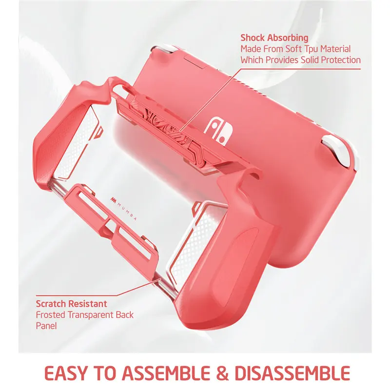 Mumba Grip Case For Nintendo Switch Lite Blade TPU Protective Portable Cover Case CompatibleSwitch Lite Console (201
