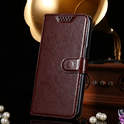 Классический чехол-кошелек из искусственной кожи, винтажные флип-Чехлы для Tecno Camon iAce 2 2X i4 12 Pro 11S i Sky 3 POP 2S pro, модная сумка для телефона - Цвет: Brown 031
