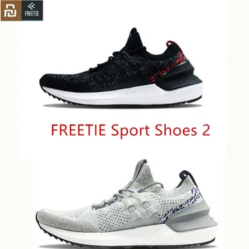 

2020 Mijia FREETIE Cloud Shell Shock Absorbing Sport Shoes 2 Fishbone Locking Support ETPU Smart Sport Shoes Dropship for Xiaomi