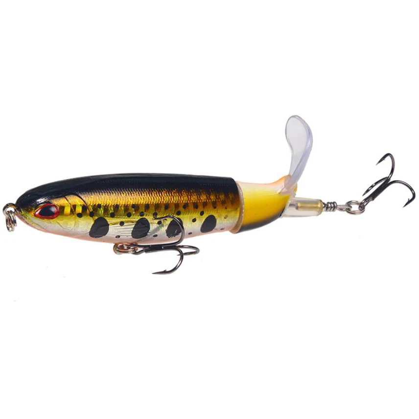 11 см/15 г Whopper Popper Topwater рыболовная приманка искусственная жесткая мягкий