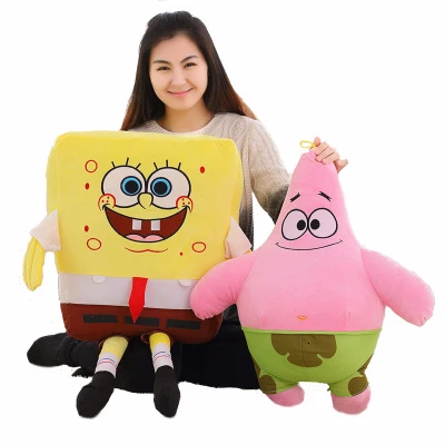 

Big Spongebob Patrick Star Plush Doll Toys Kawaii 20-55CM Sponge Bob Stuffed Animals Dolls Toys For Children Kids Birthday Gifts
