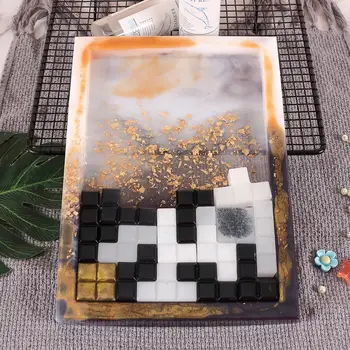 

Russian Tetris Game Tetris Tray Silicone Molds Home Decoration DIY Craft Jewelry Making Tools