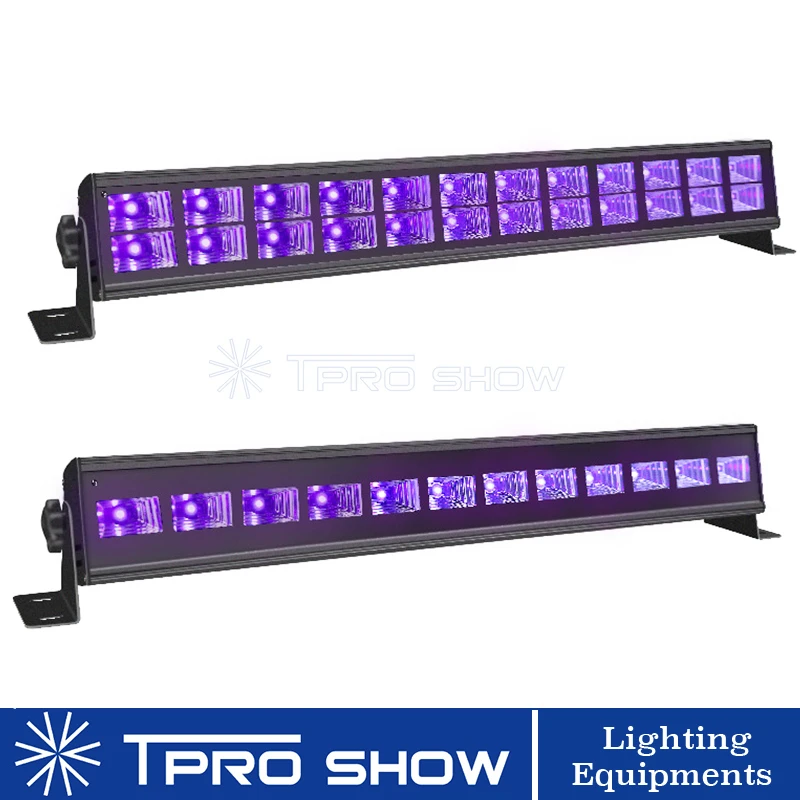 24 светодиодный бар УФ DJ свет дистанционное управление черный свет стены шайба мини фиолетовое освещение проектора эффект для Свадебный клуб