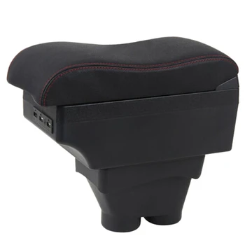 

Armrest Box One-Piece Hole Punched Storage Box for Peugeot 2008 Citroen C3-XR 2017-301