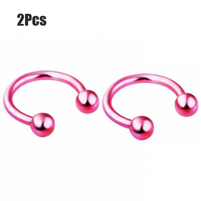 Stainless Steel Nose Ring 14G 16G Spike Nose Piercings Helix Ear Piercing Women Men Septum Rings Body Piercing Jewelry