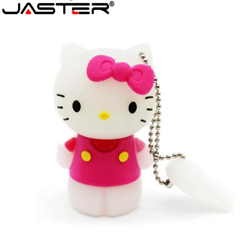Usb флеш накопитель JASTER Lovely с мультипликационным принтом 32 ГБ 64 милый мини флешка