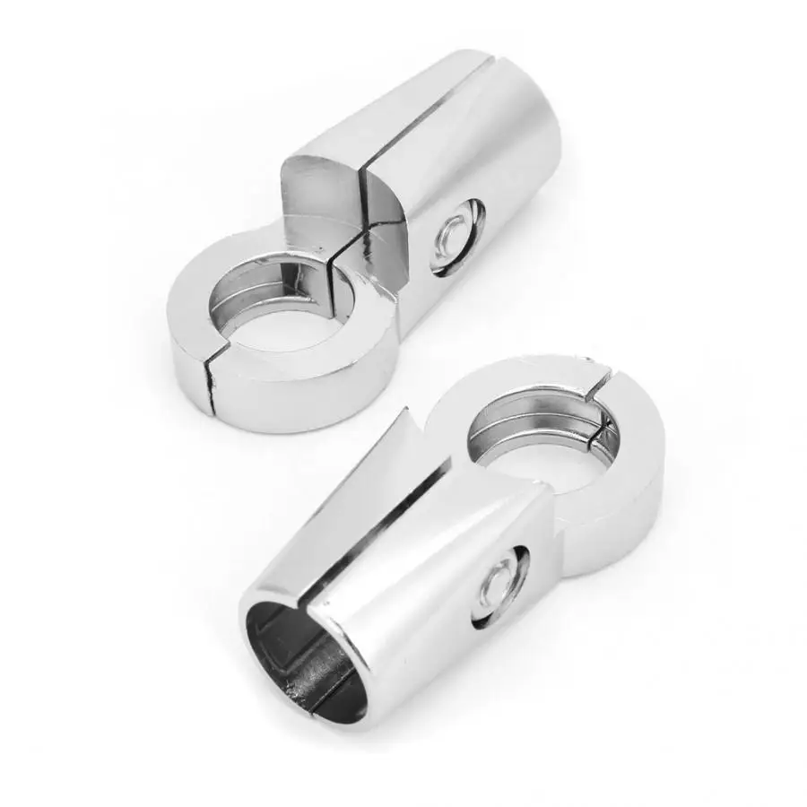 Quick couplings Aluminum Alloy 3-way 25mm Rotatable Round Pipe Fitting Connector for Furniture Rack
