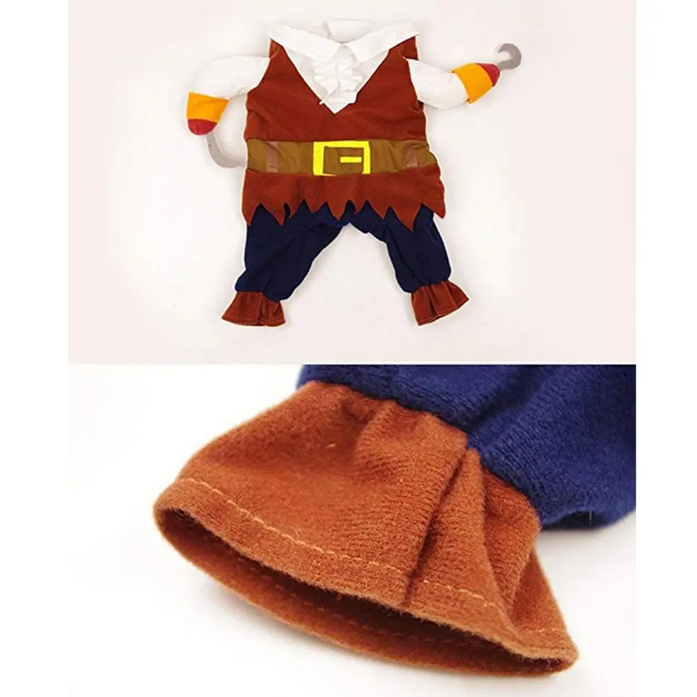Halloween Costumes Halloween Dog Cat Small Clothes Cosplay Pirate Pet Clothes Teddy Autumn and Winter Clothing