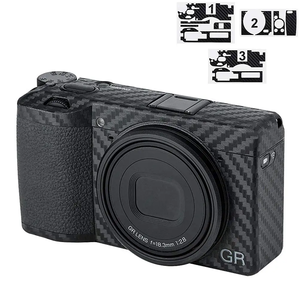 Защитная пленка для корпуса камеры против царапин Набор наклеек Ricoh GR III II GRIII GRII GR3