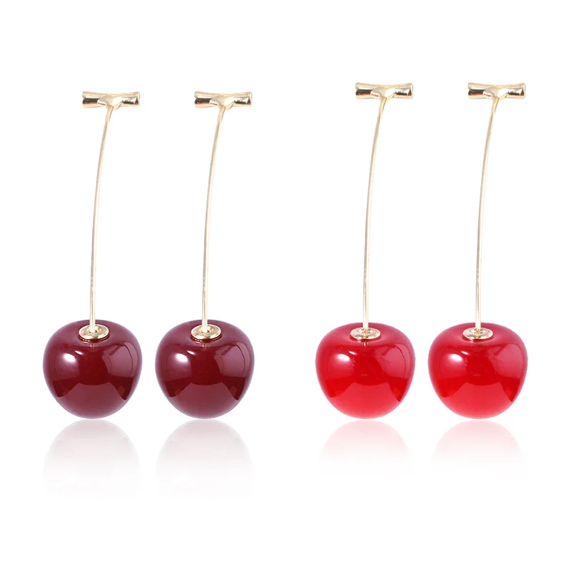 Cherry earrings kakyoin Clearance