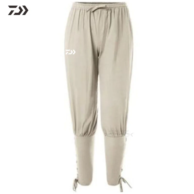 Новые весенне-летние штаны для рыбалки Daiwa, одежда для рыбалки, быстросохнущие дышащие хлопковые свободные брюки для мужчин, для рыбалки на открытом воздухе