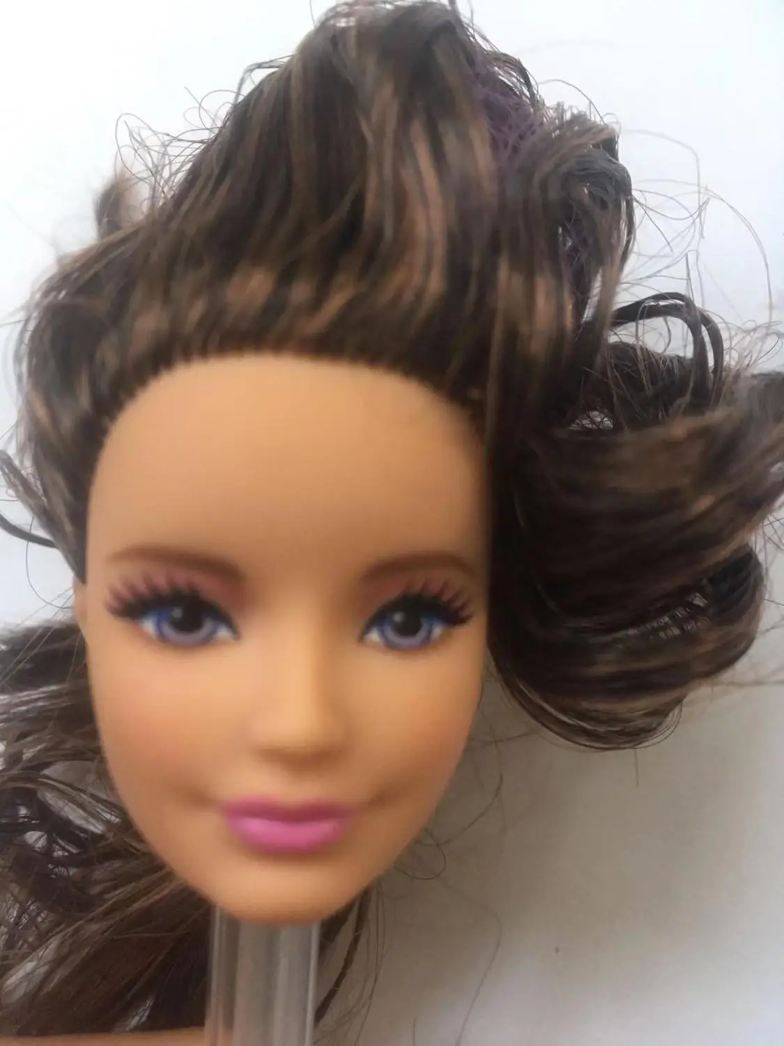 Новая редкая коллекция кукольных игрушек головы принцесса кукла голова девочка DIY туалетный волос игрушки Детский Макияж DIY игрушка девочка подарок на день рождения - Цвет: as pics