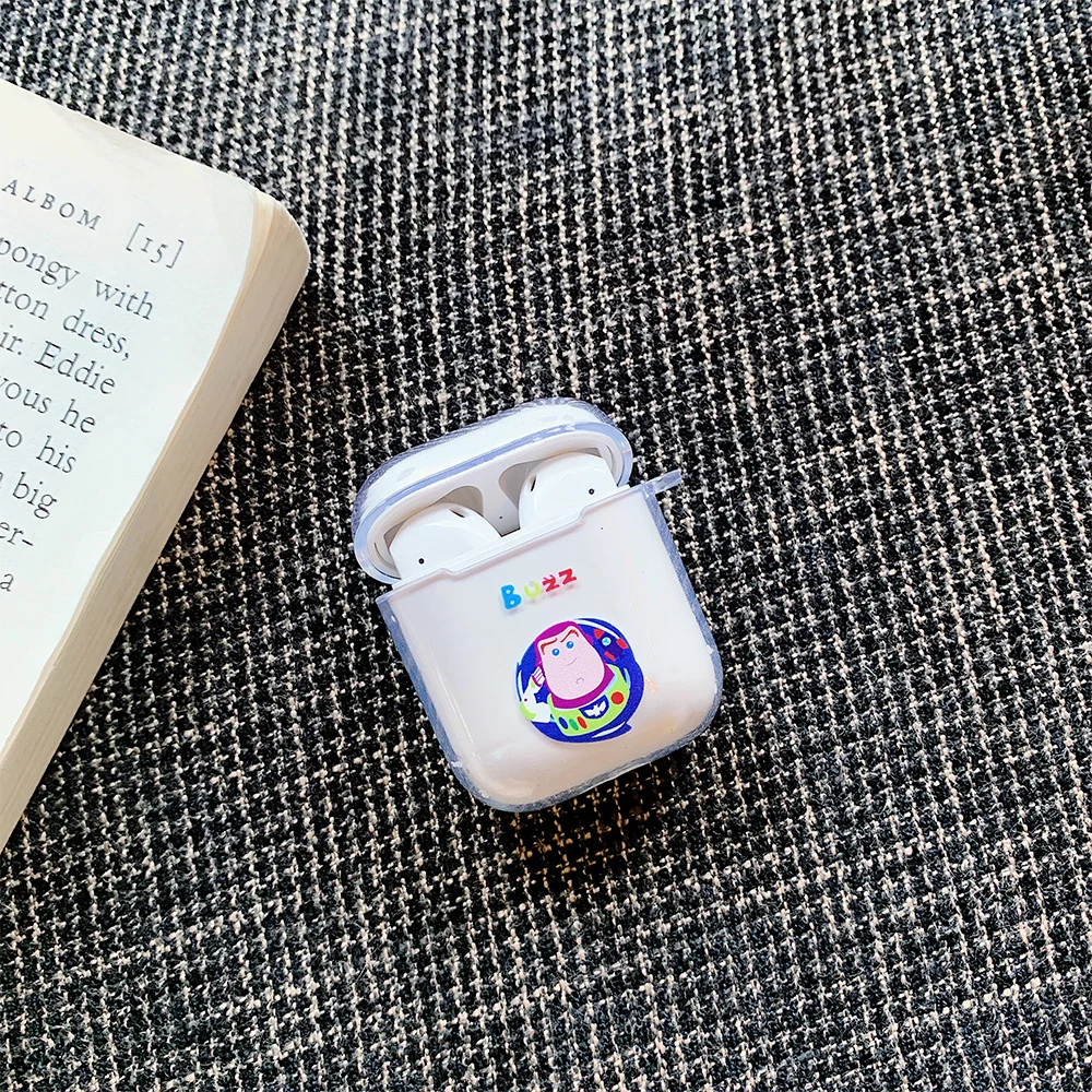 Doraemon Том и Джерри История игрушек Мультфильм беспроводной Bluetooth наушники милый чехол для Apple AirPods 2 1 силиконовая зарядка