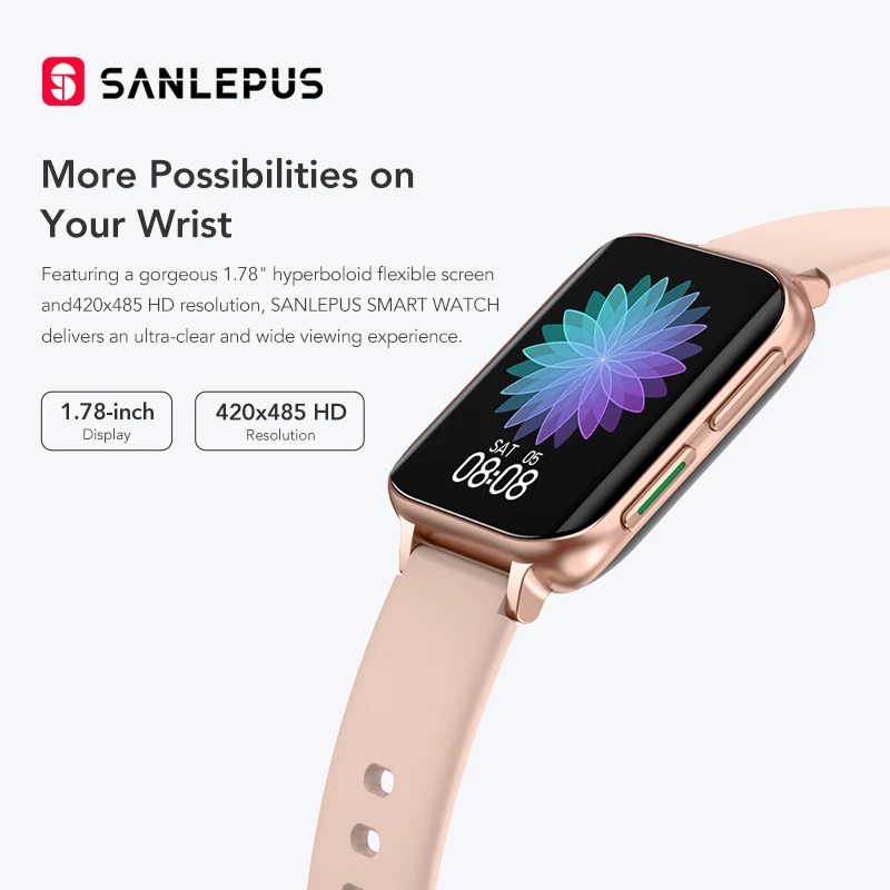 SANLEPUS 2021 NEW Smart Watch Dial Call Watches Men Women Waterproof Smartwatch MP3 Player For Android OPPO Apple Huawei