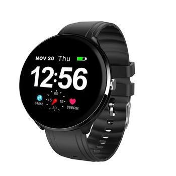 

Smart Watch V12 Clock Full Touch Tempered Glass Screen Waterproof Heart Rate Monitoring Blood Pressure For Men Women smartwatch