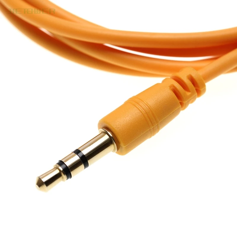 Aux Cable Male to Male Audio Cable color Car Audio 3 5mm Jack Plug Male To Male AUX Cable For Headphone MP3 1000pcs lot