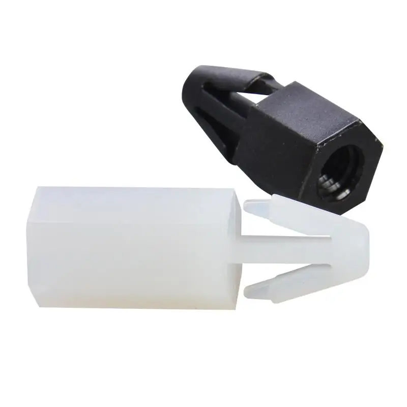 50Pcs Nylon M3 Snap-In Posts Spacing Screw Hexagonal Threaded Spacer ...