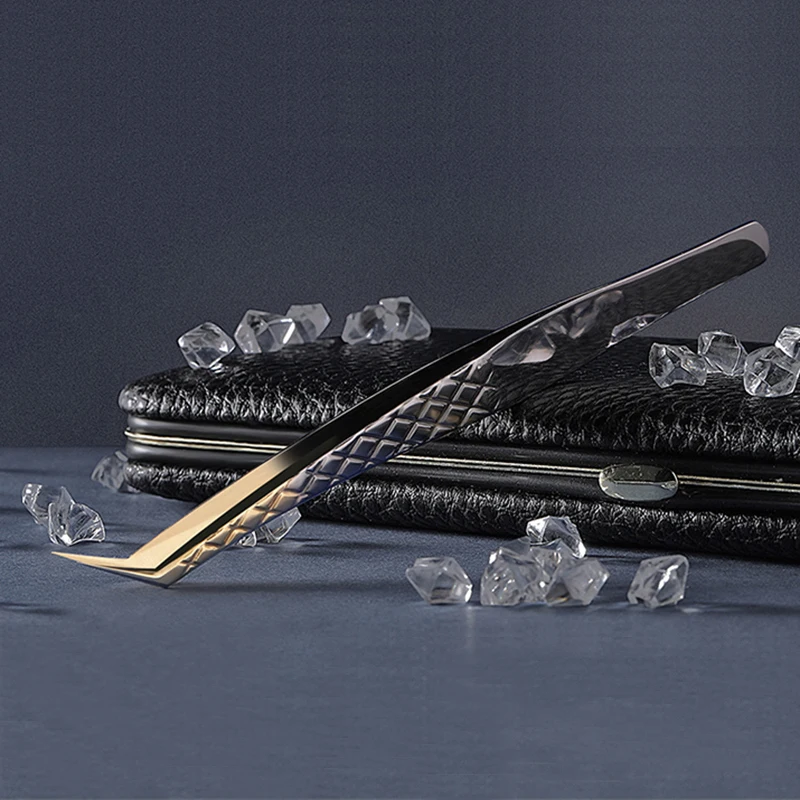 

Precision eyelash tweezers electronic volume tweezer eyelash extension Fan Lash Eyebrow Tweezer Excellent Closure