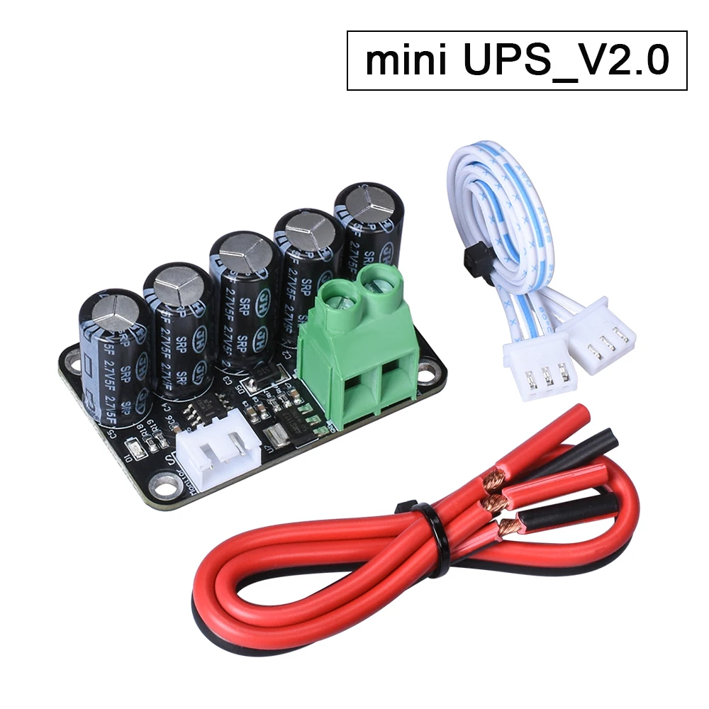 Цена Запчасти для 3D принтеров, мини UPS Модуль V2.0, модуль для непрерывной печати при отключении питания, модуль датчика, костюм SKR V1.3 PRO MKS Gen V1.4, конт...