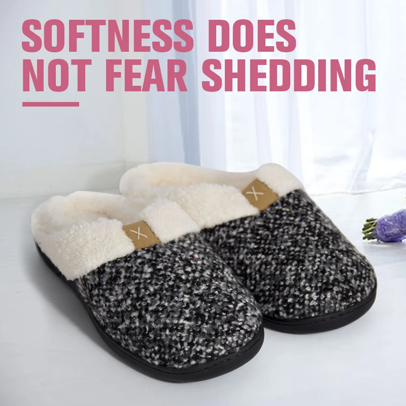 FZNYL/мужские зимние теплые домашние тапочки; домашняя резиновая нескользящая хлопковая обувь; мужские мягкие удобные повседневные шлепанцы для спальни