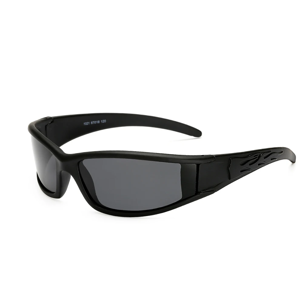 AIELBRO Polarized Sunglasses Outdoor Sports Driving Mountain-Bicycle Sun Glasses Fishing Hiking Gafas-Ciclismo Men Women Eyewear - Цвет: C01 Black gray