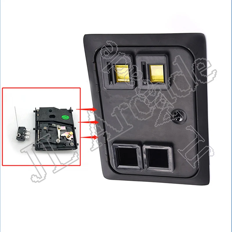 Mechanical coin selector for arcade game machine, cabinet accessories, drop insertion, 1PCs