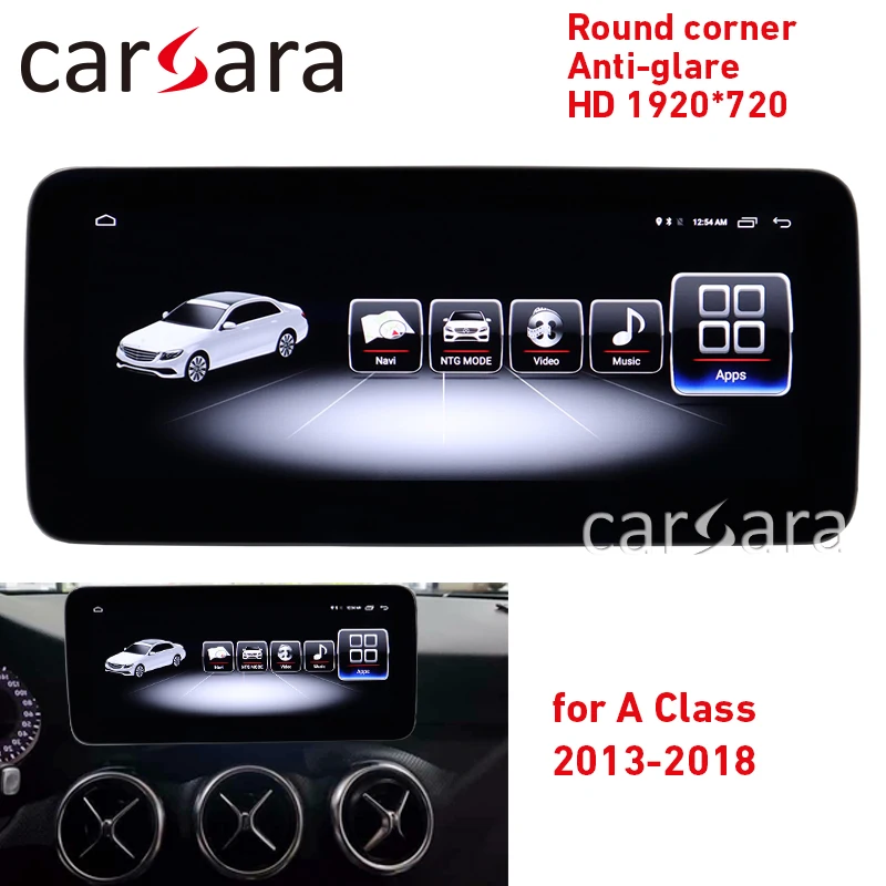 Android устройство A class W176 круглый Угловой экран A200 4G ОЗУ Дисплей 1920 разрешение