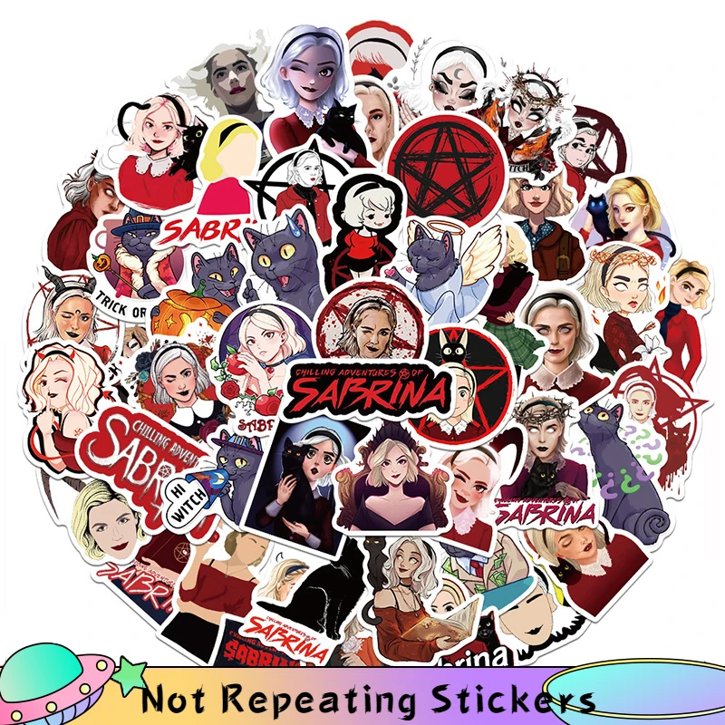 10/50Pcs/pack Chilling Adventures Of Sabrina Cartoon Fantasy TV Series Graffiti Stickers For Diy Luggage Laptop Skateboard Case