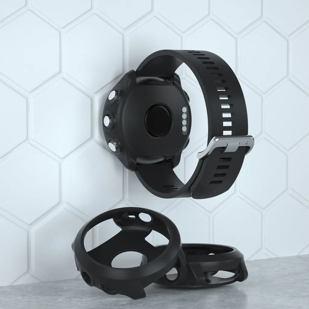 Силиконовый чехол для Garmin Forerunner 645 музыкальный защитный умных часов сменный