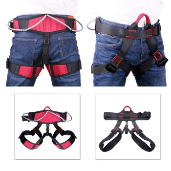 

Outdoor Sports Rock Climbing Harness Waist Support Half Body Safety Belt Rock Accessory Seat Belts Sitting Rappelling Tool