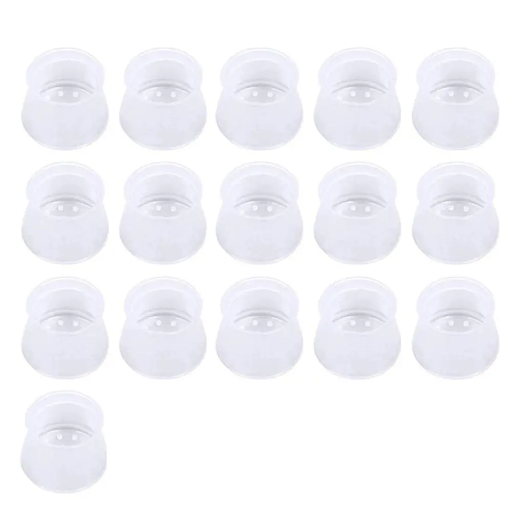 

16Pcs Table Chair Leg Silicone Cap Non-slip Table Feet Cover Noise Reduction Floor Protector Foot Protection Bottom Cover Pad