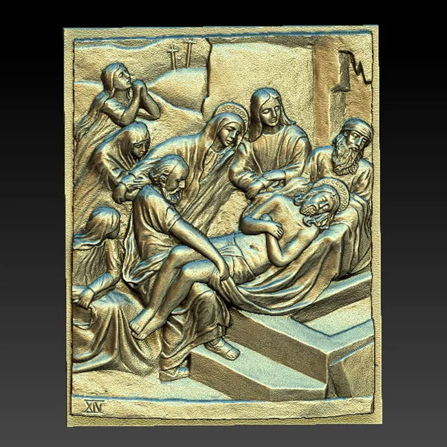 Religion 3d STL Model Relief for CNC Router Printer Laser Aspire Cut3d Artcam Crucifixion of Jesus | Инструменты